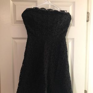 JOIE Caviar Black Lace Overlay NYOMI Orga